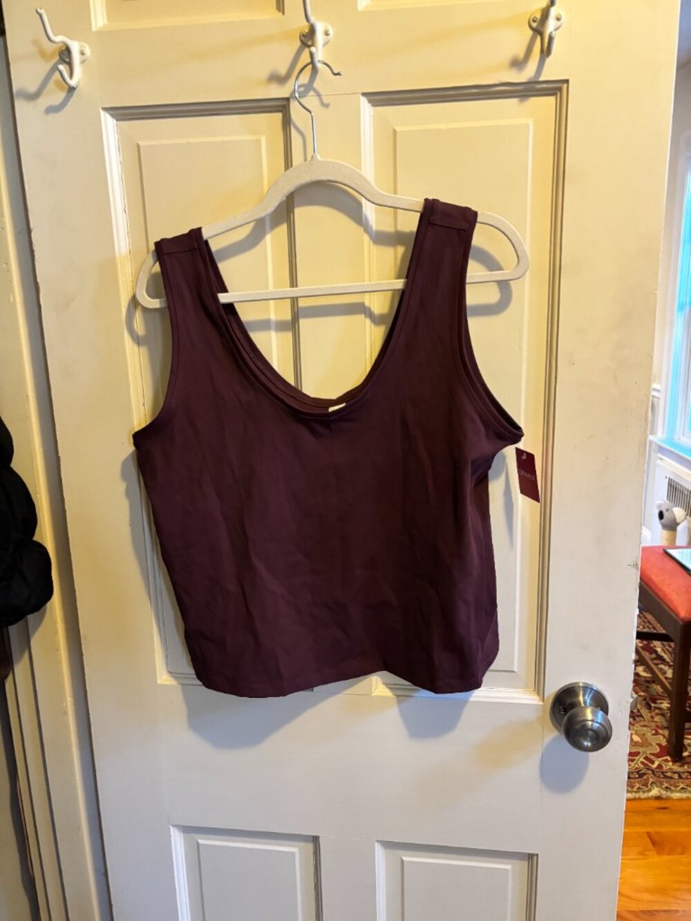 SPANX Get Moving Fitted Tank 1X - Bitter Coco